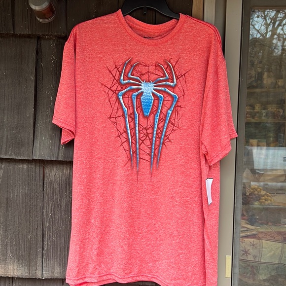 Spider Man Shirts Nwt The Amazing Spider Man 2 Red Tee Shirt With